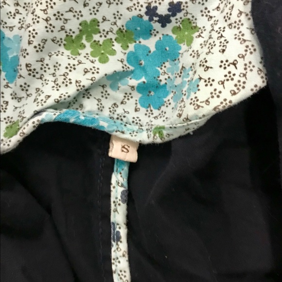 Host pick.🎉🥳One of a kind stylish navy blue trench coat. New worn once. - Picture 2 of 4